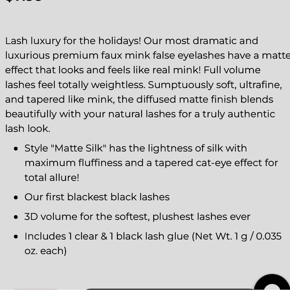 New 4 Pair Kiss Lash Couture Matte Black 3D Faux Mink Lashes - Picture 8 of 8